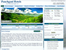 Tablet Screenshot of hotelsinpanchgani.com